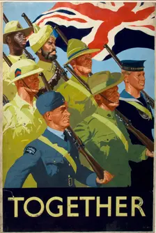 Together World War II poster, c1939-c1945. Creator: William Little