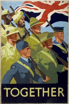 Together World War II poster, c1939-c1945. Creator: William Little