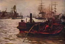 Toil, Glitter, Glime and Wealth 1883 (1935). Artist: William Lionel Wyllie