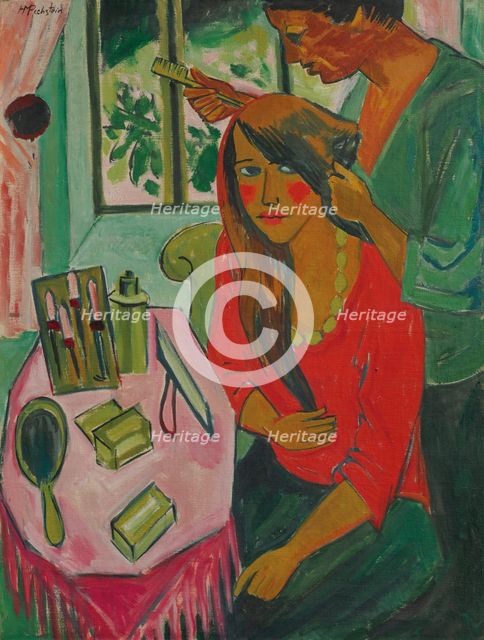 Toilet, 1921. Creator: Pechstein, Hermann Max (1881-1955).