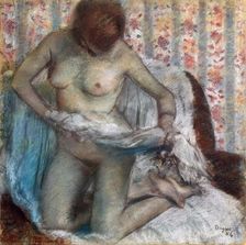 Toilet of a Woman 1884. Artist: Edgar Degas