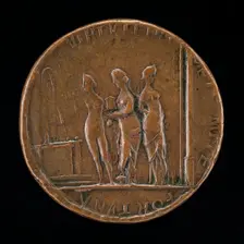 Toilet of Venus (?) [reverse], c. 1500. Creator: Unknown