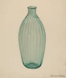 Toilet Bottle, c. 1937. Creator: Paul Ward