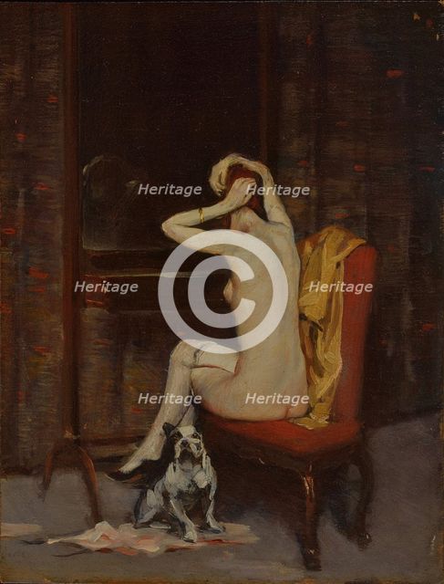 Toilet, c. 1920.