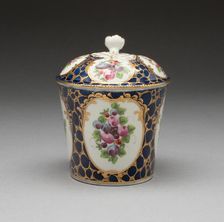 Toilet Pot, Worcester, c. 1770. Creator: Royal Worcester