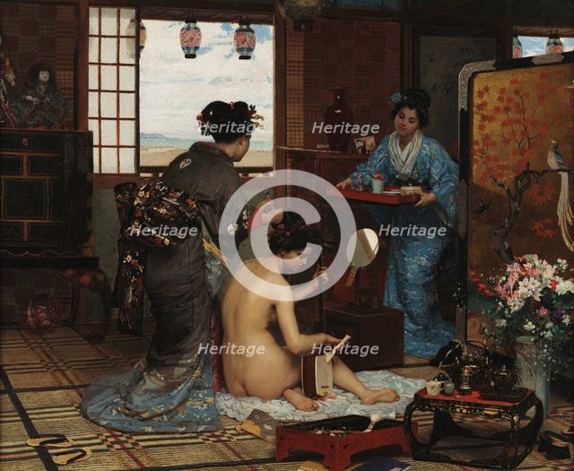 Toillette Japonaise. Creator: Firmin-Girard, François-Marie (1838-1921).