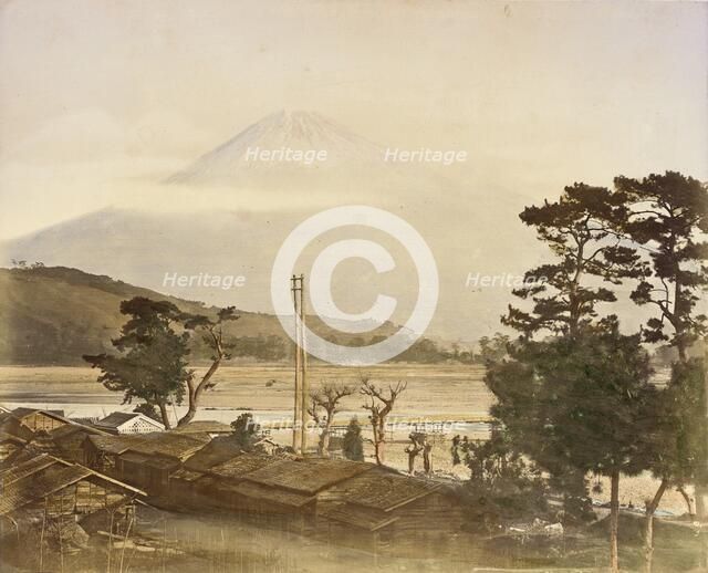 Tokaido Iwabuchi, 1865. Creator: Unknown.