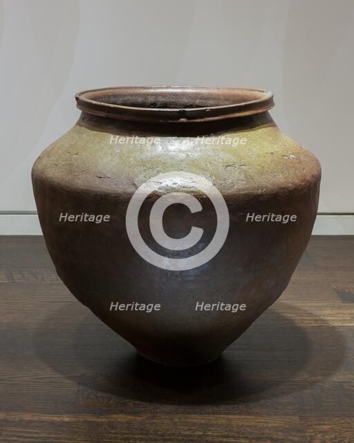 Tokoname-Ware Jar, 14th century. Creator: Unknown.