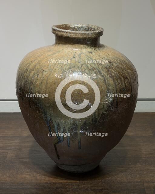 Tokoname-Ware Jar, 15th century. Creator: Unknown.