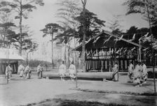 Tokyo, Ceremony at commencement of bldg. dedicated to Emp., Yoyogi, 1916. Creator: Bain News Service