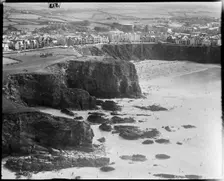 Tolcarne Beach, Newquay, Cornwall, c1930s. Creator: Arthur William Hobart