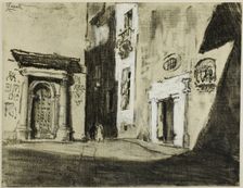 Toledo Streets, c. 1903. Creator: Joseph J Pennell