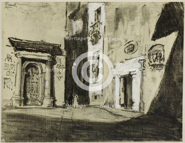 Toledo Streets, c. 1903. Creator: Joseph J Pennell.