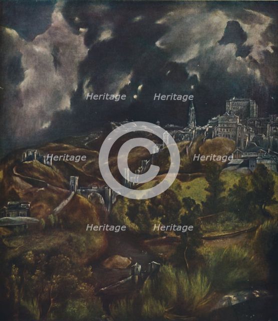 'Toledo', (View of Toledo), 1599-1600, (1938). Artist: El Greco.