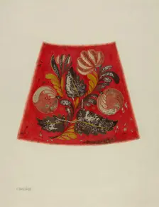 Toleware Coffee Pot, c. 1940. Creator: Charles Henning