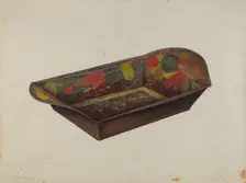 Toleware Bread Tray, 1935/1942. Creator: Mildred Ford