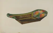 Toleware Bread Tray, 1935/1942. Creator: Mildred Ford