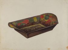 Toleware Bread Tray, 1935/1942. Creator: Mildred Ford