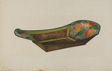 Toleware Bread Tray, 1935/1942. Creator: Mildred Ford