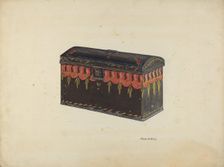 Toleware Tin Box, c. 1938. Creator: Frank Gray