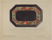 Toleware Tray, 1935/1942. Creator: Mildred Ford