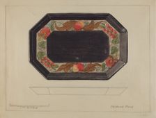 Toleware Tray, 1935/1942. Creator: Mildred Ford