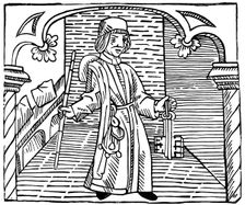 Toll collector, 15th century (1893)