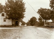 Toll gate on Winchester Pike, Virginia, 1900 or 1901, printed later. Creator: Frances Benjamin Johnston