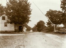 Toll gate on Winchester Pike, Virginia, 1900 or 1901, printed later. Creator: Frances Benjamin Johnston