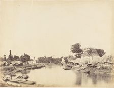 [Tolly's Nullah, Calcutta], 1850s. Creator: Captain R. B. Hill