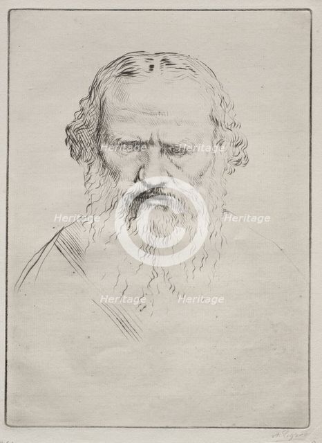 Tolstoi. Creator: Alphonse Legros (French, 1837-1911).