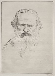 Tolstoi. Creator: Alphonse Legros (French, 1837-1911)