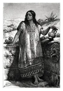 Toltec girl, Mexico, 19th century