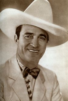 Tom Mix, American film actor, 1933
