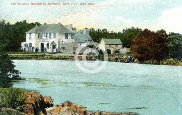 Tom Moor's residence, Bermuda, c1900s. Artist: Unknown