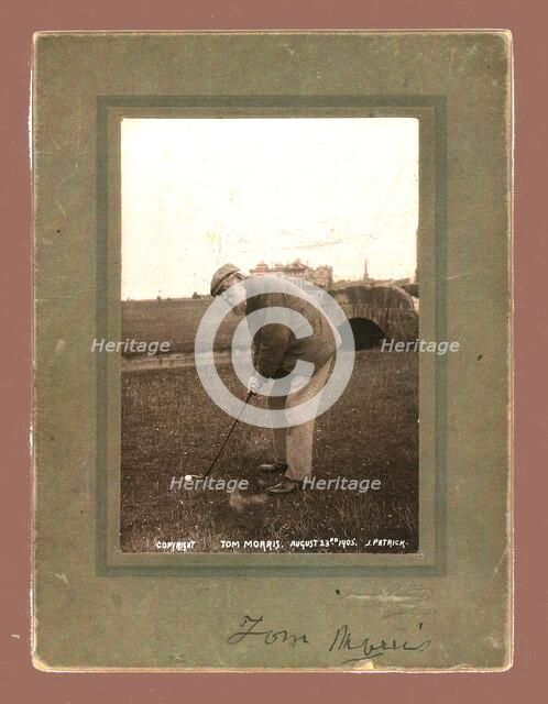 Tom Morris, 23 August 1905. Artist: Unknown.