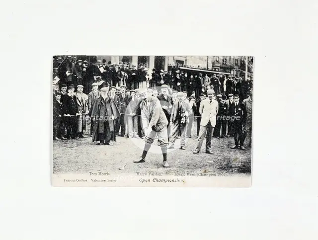 Tom Morris, Harry Vardon and Alex Herd, c1903. Creator: Unknown.