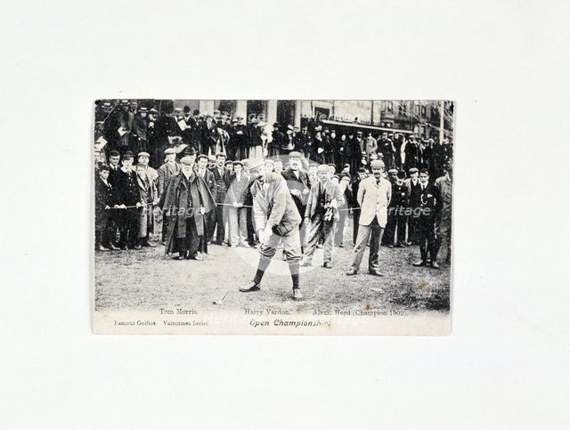 Tom Morris, Harry Vardon and Alex Herd, c1903. Creator: Unknown.