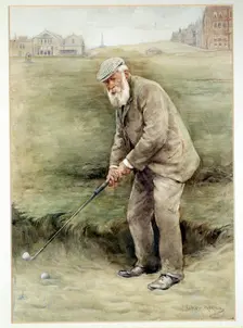 Tom Morris senior, British golfer, portrait, c1910. Creator: Unknown