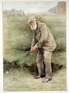 Tom Morris senior, British golfer, portrait, c1910. Creator: Unknown