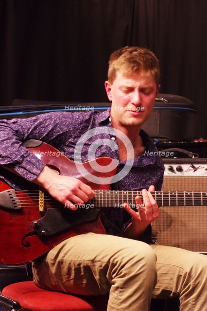 Tom Ollendorf, Ari Hoenig Trio, Verdict Jazz Club, Brghton, East Sussex, 6th Oct. 2021. Creator: Brian O'Connor.