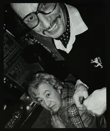 Tom and Marian Burnham at The Bell, Codicote, Hertfordshire, December 1986. Creator: Denis Williams