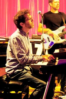 Tom Cawley, Battle Jazz Festival, Battle, East Sussex, July 2023. Creator: Brian O'Connor