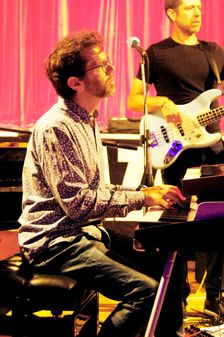 Tom Cawley, Battle Jazz Festival, Battle, East Sussex, July 2023. Creator: Brian O'Connor