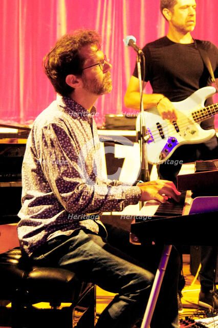 Tom Cawley, Battle Jazz Festival, Battle, East Sussex, July 2023. Creator: Brian O'Connor.