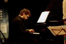 Tom Cawley, pianist, The Ship, Sevenoaks, Kent. Artist: Brian O'Connor