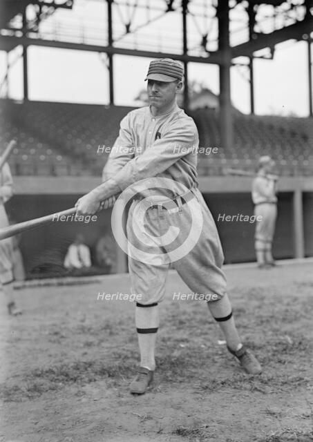 Tom Daley, Philadelphia Al (Baseball), 1913. Creator: Harris & Ewing.