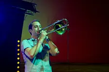 Tom Green, Love Supreme Jazz Festival, Glynde Place, East Sussex, 2015. Artist: Brian O'Connor