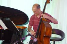 Tom Hill, Watermill Jazz Club, Dorking, Surrey, 25 June 2019. Creator: Brian O'Connor