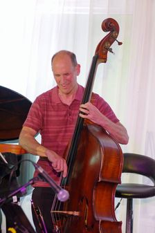 Tom Hill, Watermill Jazz Club, Dorking, Surrey, 25 June 2019. Creator: Brian O'Connor